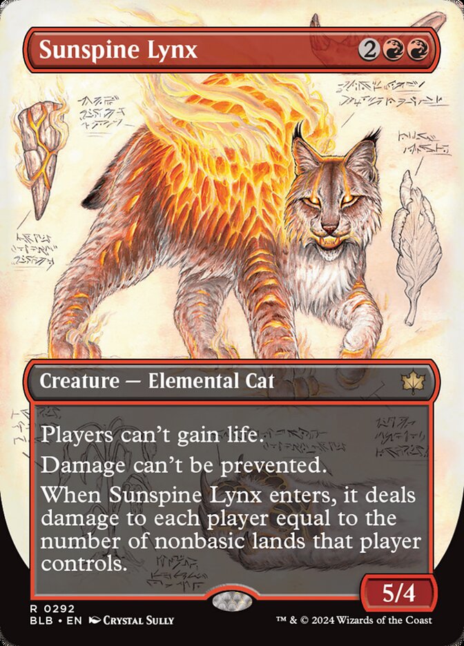 Sunspine Lynx 292 (Bloomburrow)  - Borderless Foil