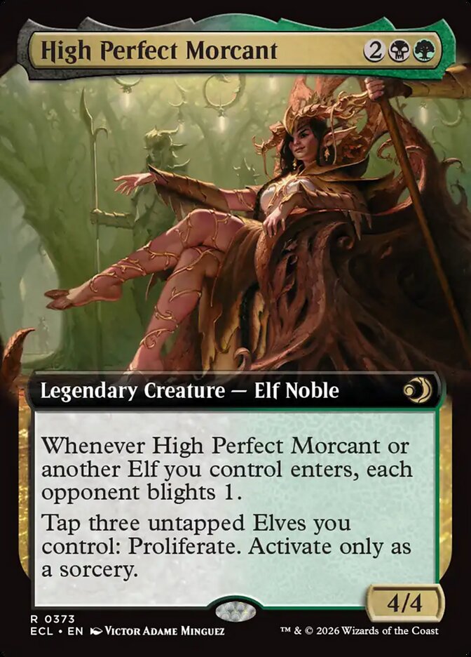 High Perfect Morcant 373/273 (Lorwyn Eclipsed)  - Extended Art