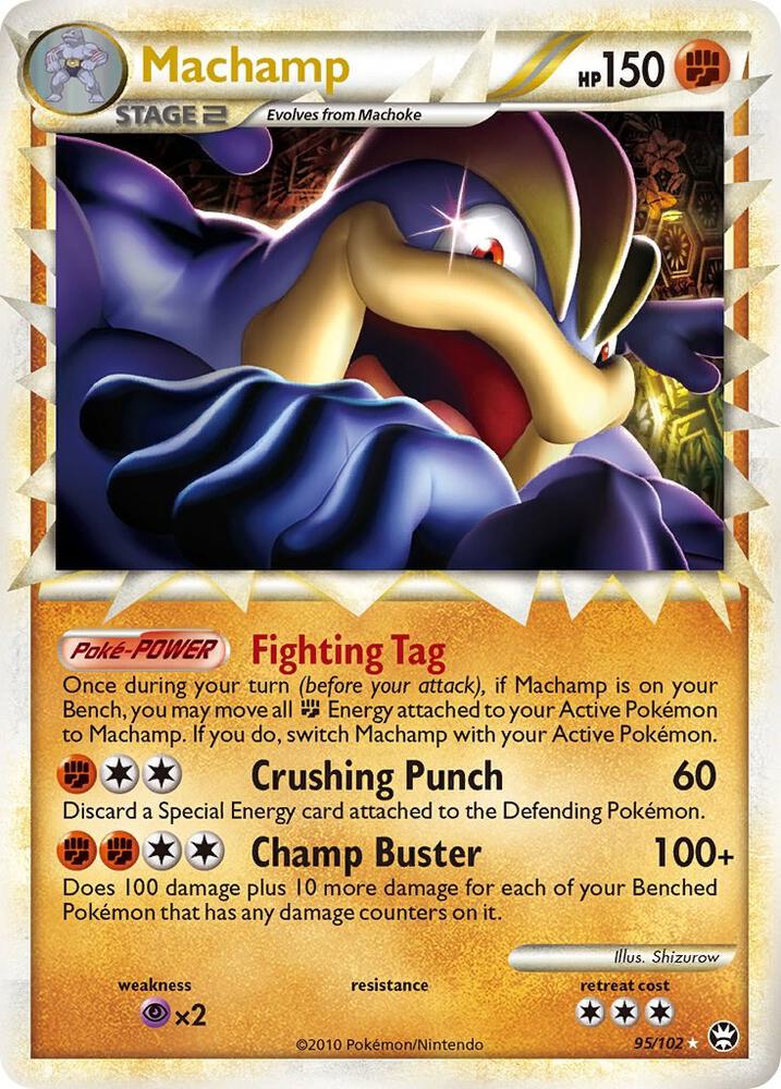 Machamp Prime 95/102 (Triumphant)  - Holofoil