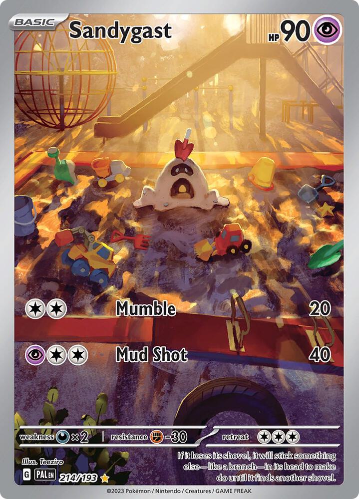 Sandygast 214/193 (SV02: Paldea Evolved)  - Holofoil