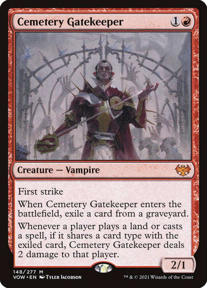 Cemetery Gatekeeper 148/277 (Innistrad: Crimson Vow)  - Foil