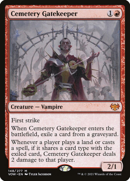 Cemetery Gatekeeper 148/277 (Innistrad: Crimson Vow)  - Foil
