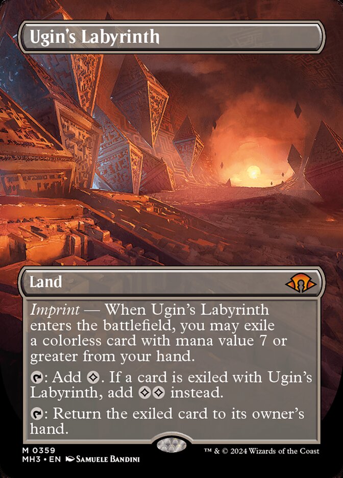 Ugin's Labyrinth 359/319 (Modern Horizons 3)  - Borderless