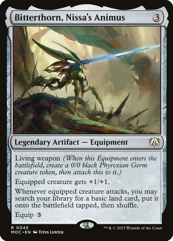 Bitterthorn, Nissa's Animus 45/444 (Commander: March of the Machine) 