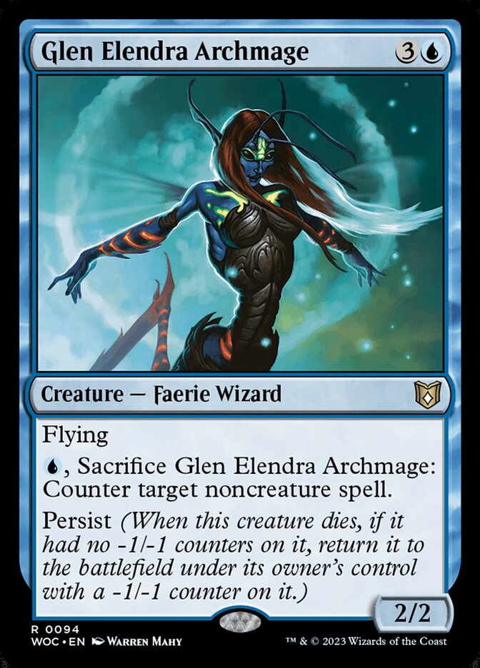 Glen Elendra Archmage 94 (Commander: Wilds of Eldraine) 