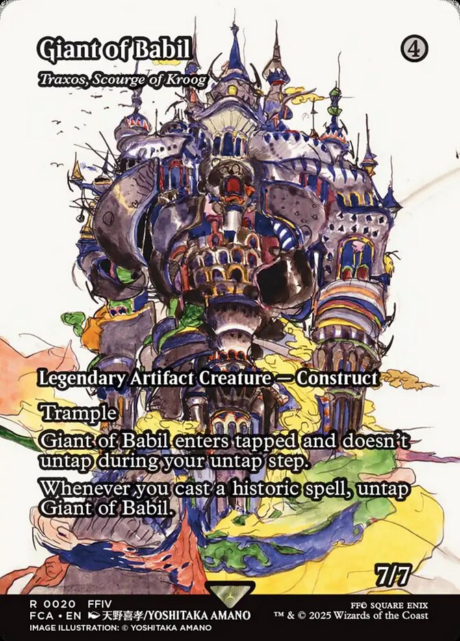 Giant of Babil - Traxos, Scourge of Kroog 20/64 (FINAL FANTASY: Through the Ages)  - Showcase