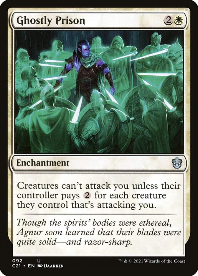 Ghostly Prison 92 (Commander 2021) 