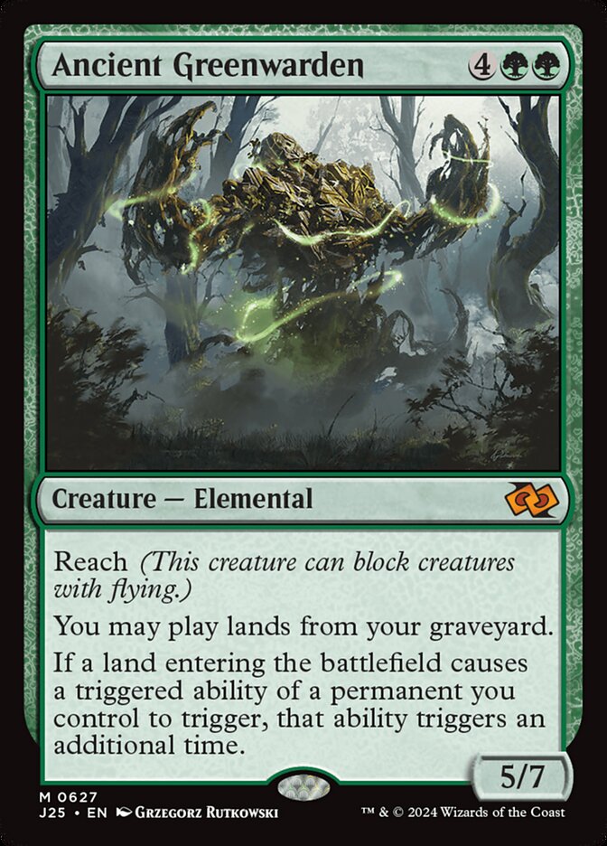Ancient Greenwarden 627 (Foundations Jumpstart) 