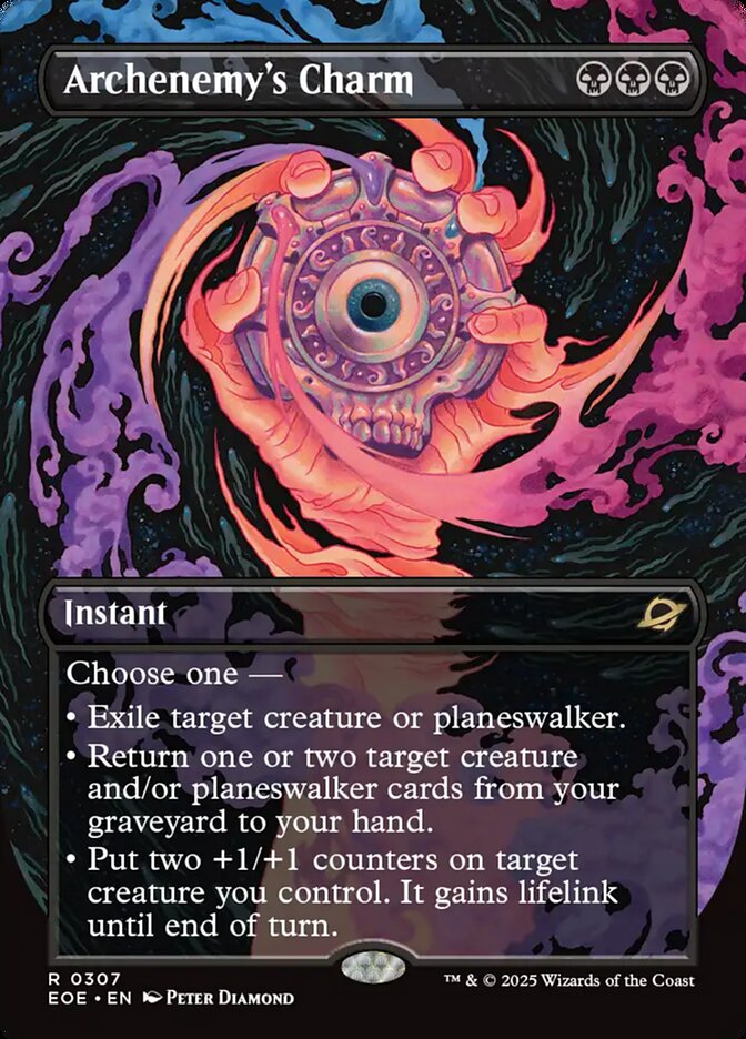 Archenemy's Charm 307/276 (Edge of Eternities)  - Borderless Foil