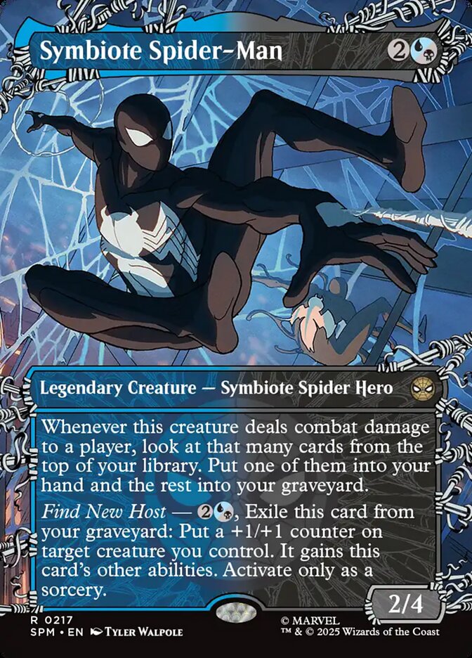 Symbiote Spider-Man 217/198 (Marvel's Spider-Man)  - Showcase Foil
