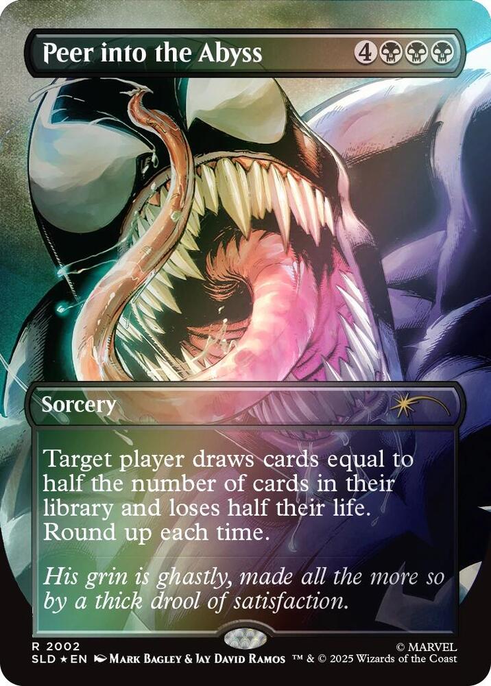 Peer into the Abyss 2002 (Secret Lair Drop Series)  - Borderless Rainbow Foil