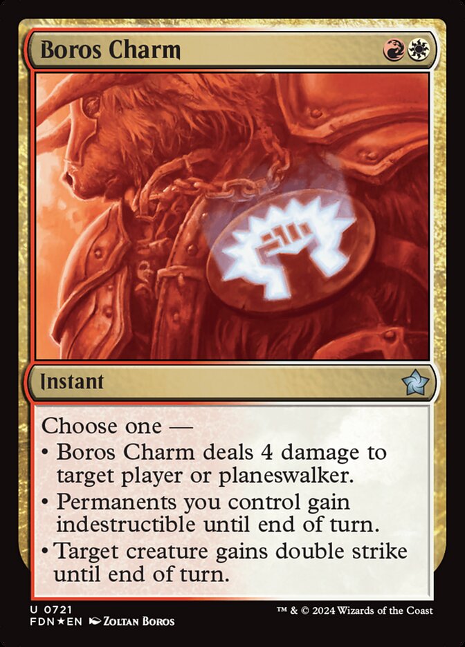 Boros Charm 721 (Foundations)  - Foil