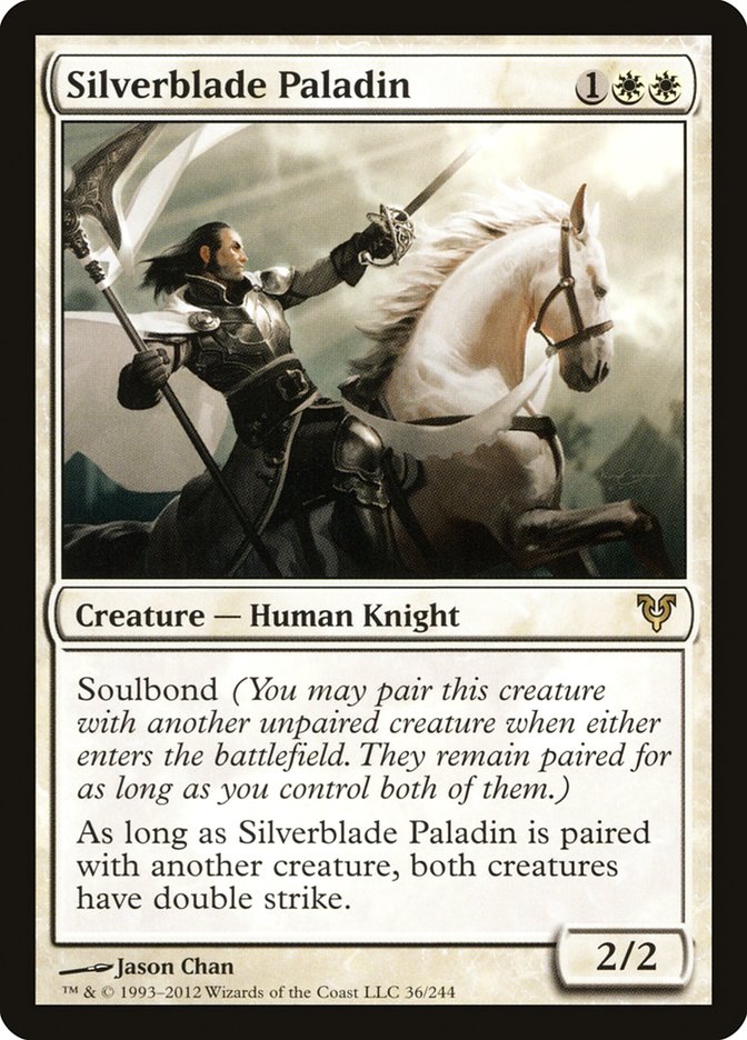 Silverblade Paladin 36/244 (Avacyn Restored) 