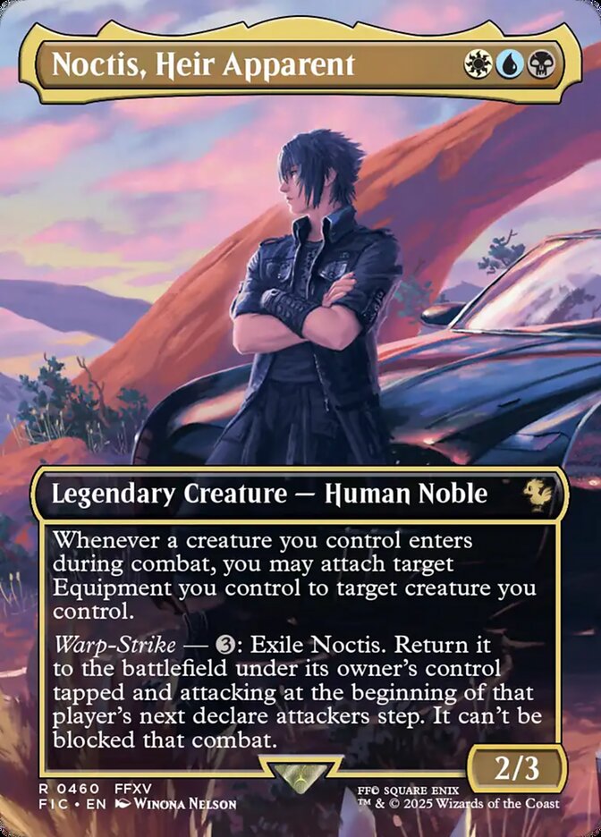 Noctis, Heir Apparent 460 (Commander: FINAL FANTASY)  - Borderless Foil
