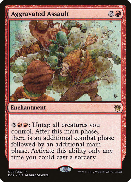 Aggravated Assault 25/47 (Explorers of Ixalan) 