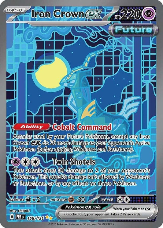 Iron Crown ex 158/131 (SV: Prismatic Evolutions)  - Holofoil