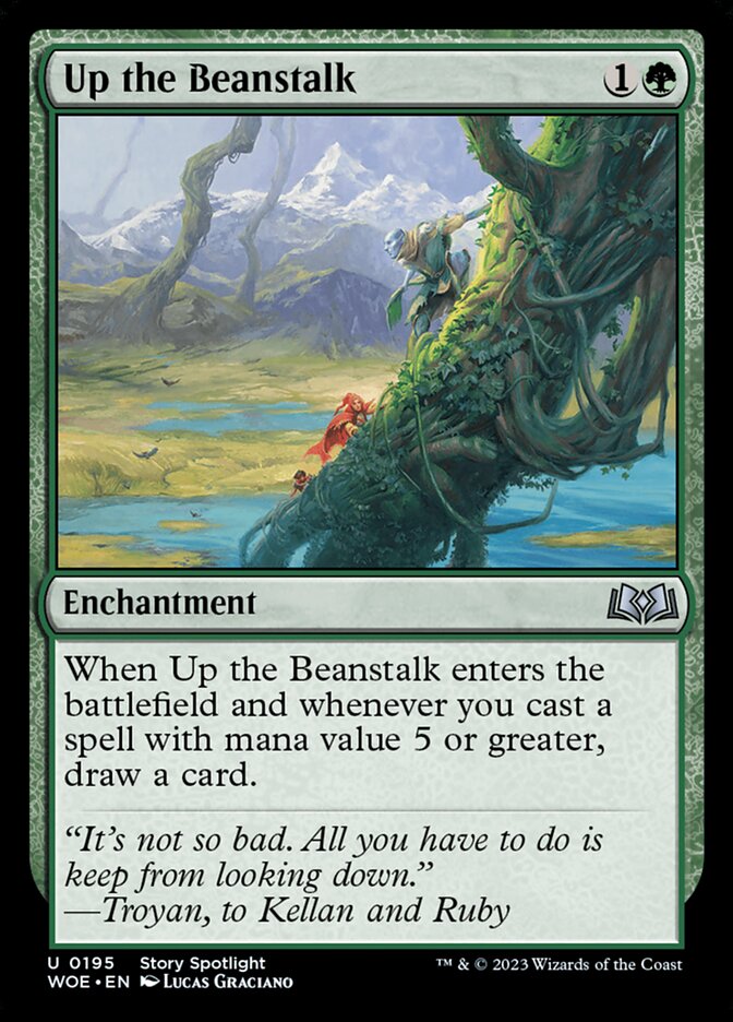Up the Beanstalk 195 (Wilds of Eldraine) 