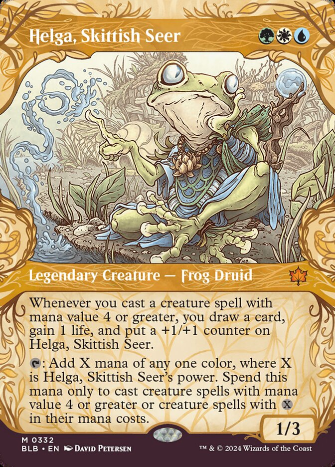Helga, Skittish Seer 332 (Bloomburrow)  - Showcase