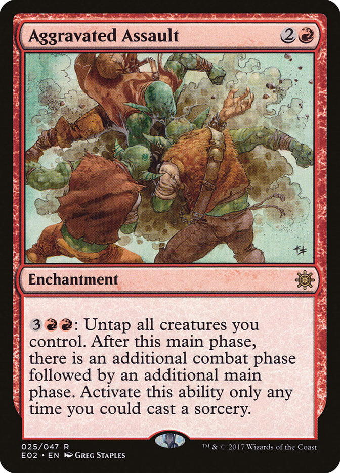 Aggravated Assault 25/47 (Explorers of Ixalan) 