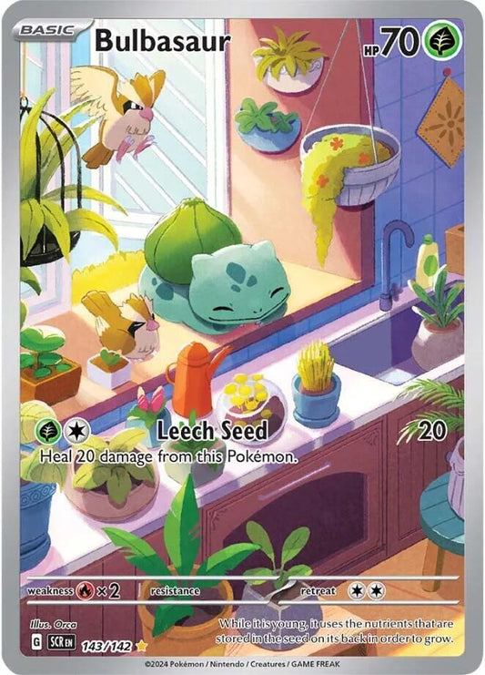 Bulbasaur 143/142 (SV07: Stellar Crown)  - Holofoil