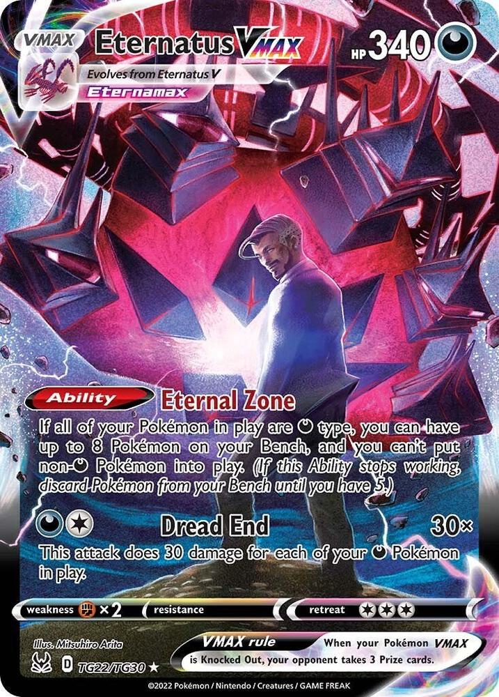 Eternatus VMAX TG22/TG30 (SWSH11: Lost Origin Trainer Gallery)  - Holofoil
