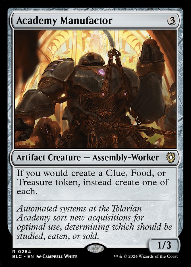 Academy Manufactor 264 (Commander: Bloomburrow) 