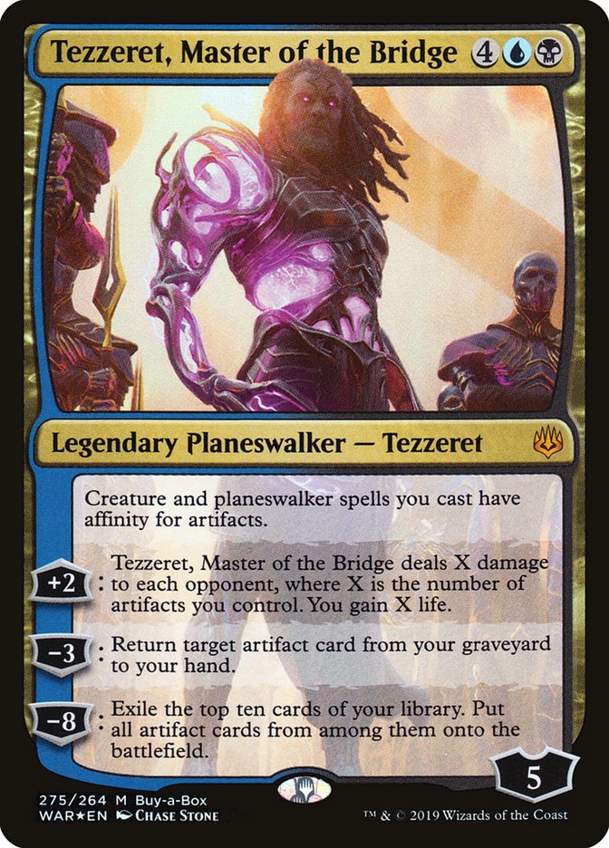 Tezzeret Master of the Bridge 275/264 (Buy-A-Box Promos)  - Foil
