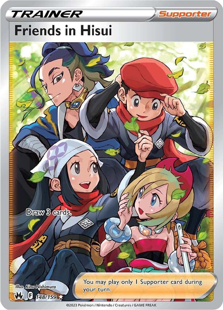 Friends in Hisui Full Art 148/159 (SWSH: Crown Zenith)  - Holofoil