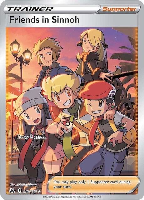 Friends in Sinnoh Full Art 149/159 (Crown Zenith)  - Holofoil