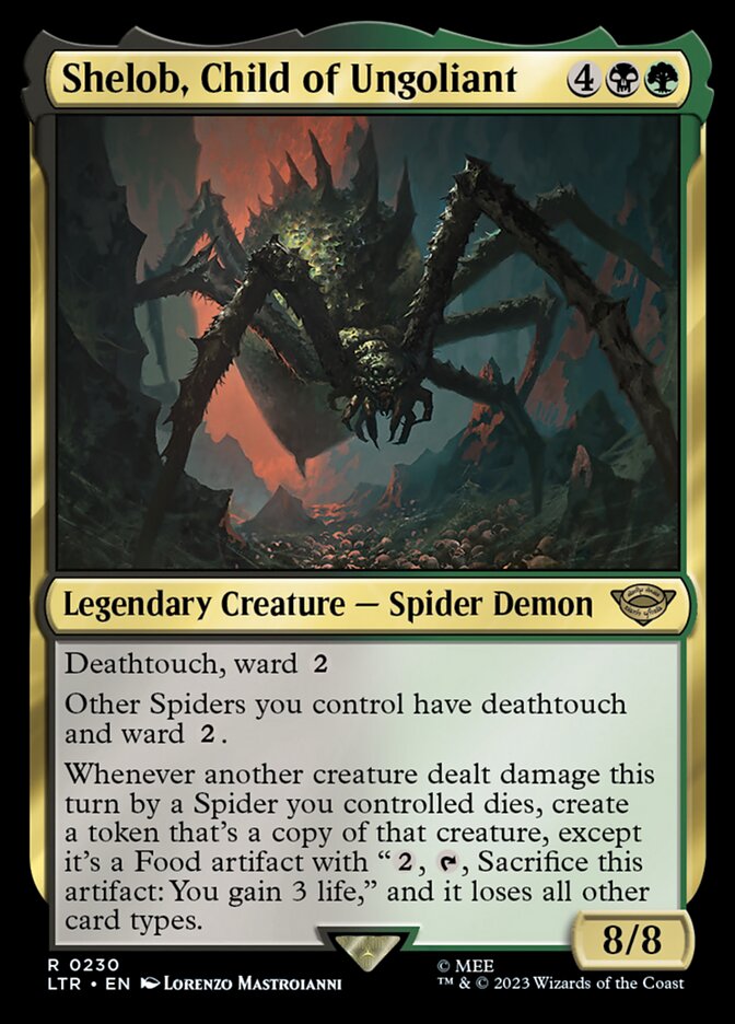 Shelob Child of Ungoliant 230 (Universes Beyond: The Lord of the Rings: Tales of Middle-earth)  - Foil