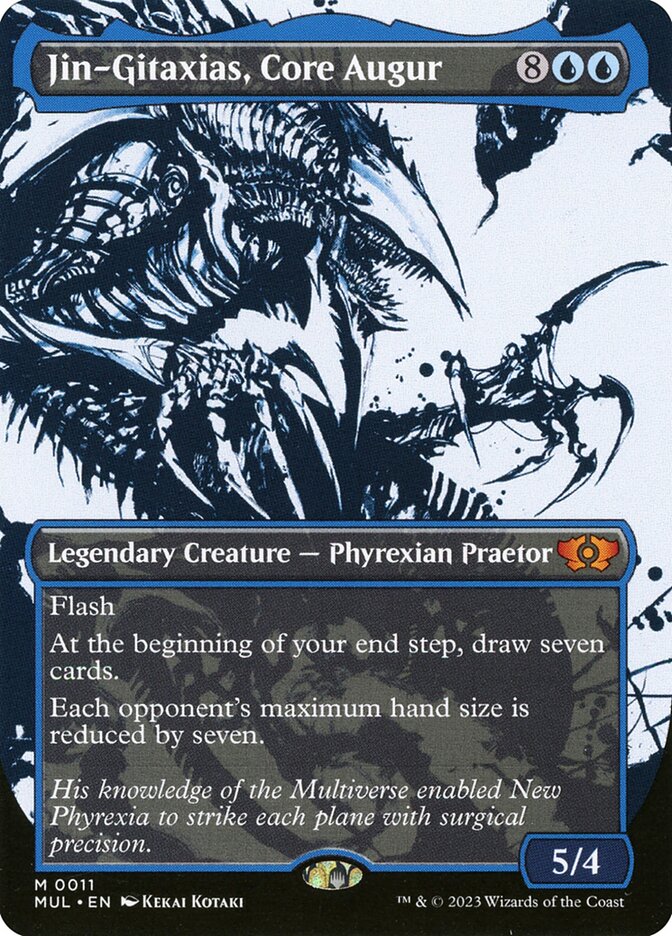 Jin-Gitaxias, Core Augur 11/261 (March of the Machine: Multiverse Legends)  - Borderless