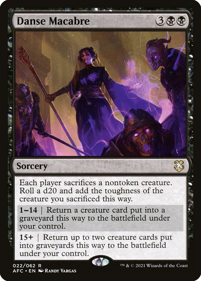 Danse Macabre 22/62 (Commander: Adventures in the Forgotten Realms) 