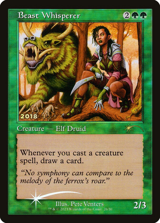 Beast Whisperer 26/30 (30th Anniversary Promos)  - Foil