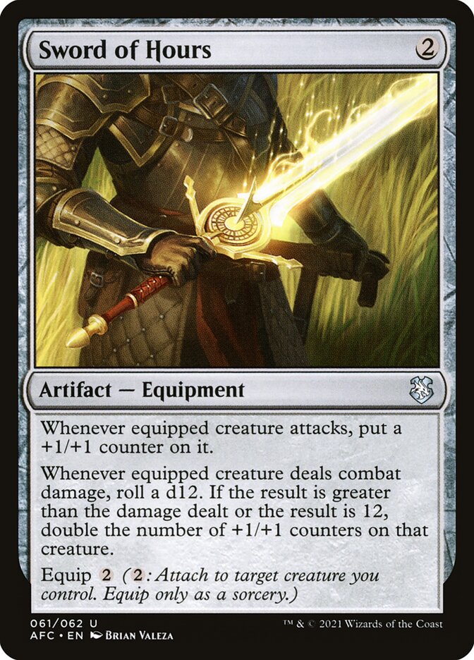 Sword of Hours 61 (Commander: Adventures in the Forgotten Realms) 