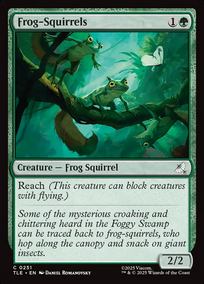Frog-Squirrels 251 (Avatar: The Last Airbender: Eternal-Legal)  - Foil
