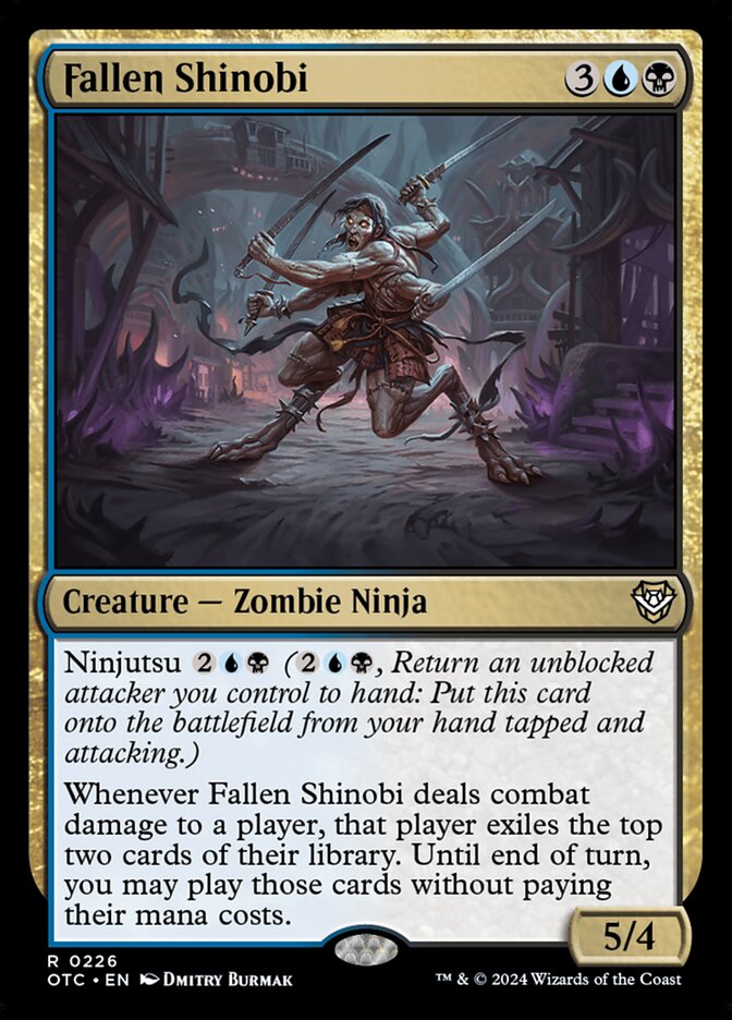 Fallen Shinobi 226/342 (Commander: Outlaws of Thunder Junction) 
