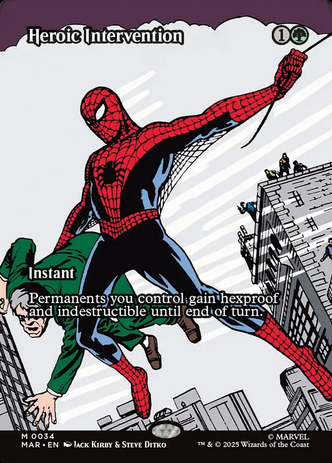Heroic Intervention 34 (Marvel Universe Eternal-Legal)  - Borderless Foil