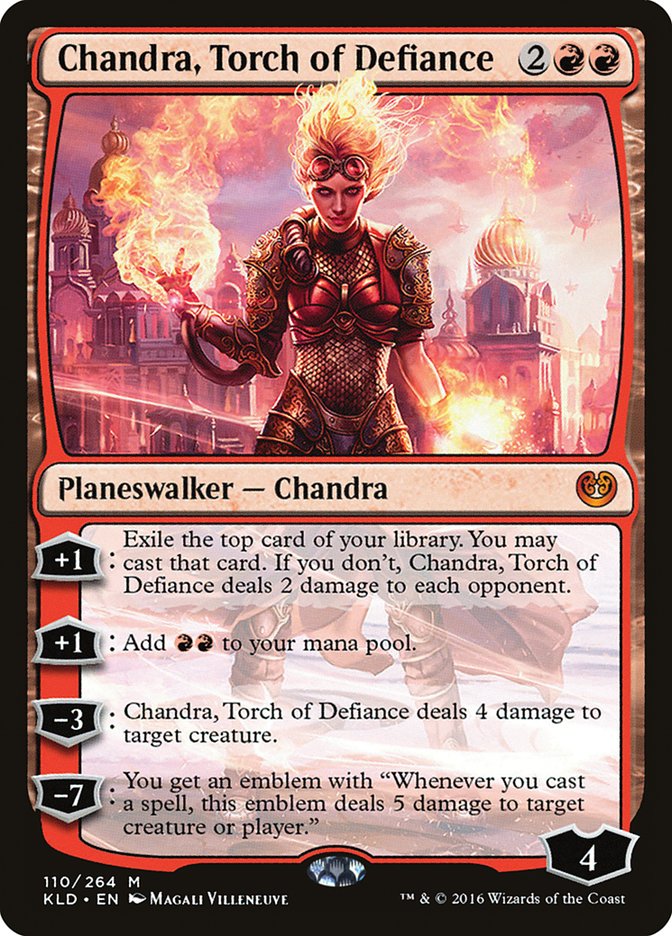 Chandra Torch of Defiance 110 (Kaladesh)  - Foil