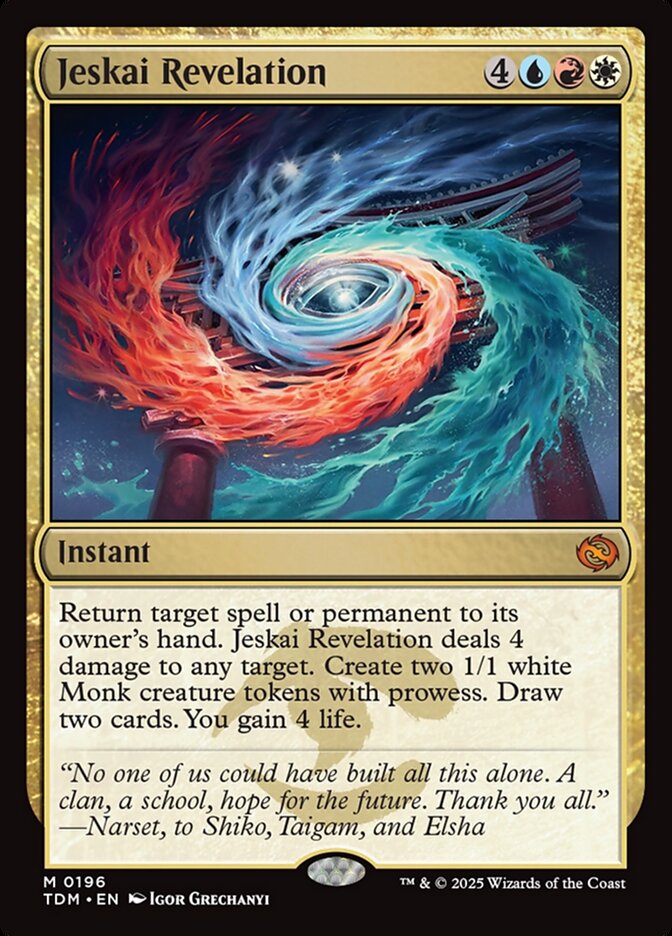 Jeskai Revelation 196/291 (Tarkir: Dragonstorm) 