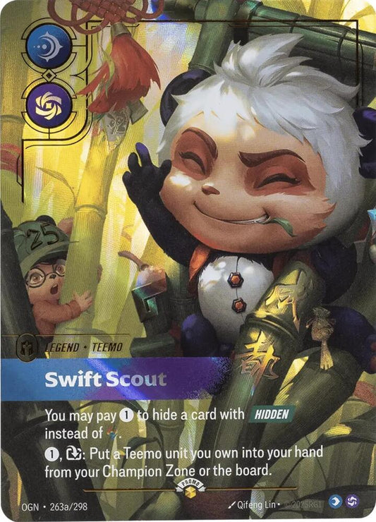 Teemo - Swift Scout 263a/298 (Riftbound Worlds Bundle 2025)  - Foil