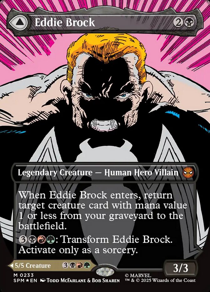 Eddie Brock // Venom, Lethal Protector 233 (Marvel's Spider-Man)  - Borderless Foil