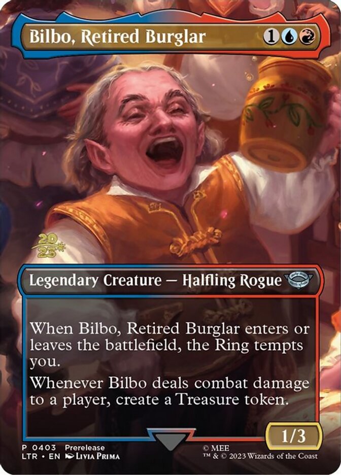Bilbo, Retired Burglar 403 (Prerelease Cards)  - Foil