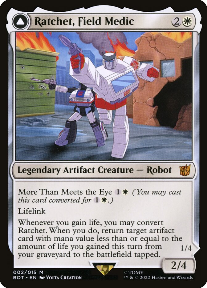 Ratchet Field Medic 2 (Universes Beyond: Transformers) 