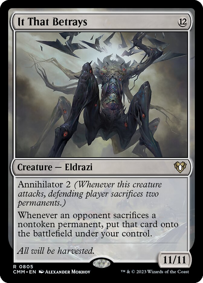 It That Betrays 805 (Commander Masters) 