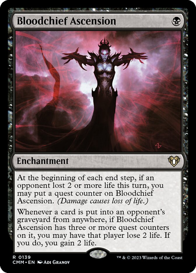 Bloodchief Ascension 139 (Commander Masters)  - Foil