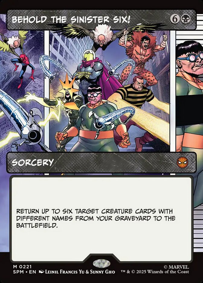 Behold the Sinister Six! 221/198 (Marvel's Spider-Man)  - Showcase