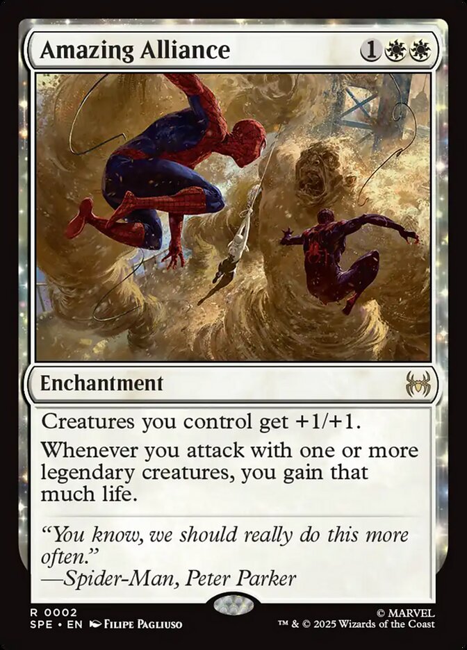 Amazing Alliance 2/20 (Marvel's Spider-Man: Eternal-Legal)  - Foil
