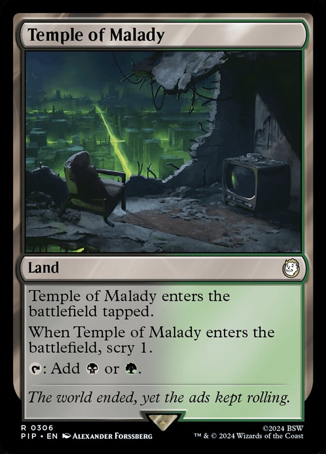 Temple of Malady 306/326 (Universes Beyond: Fallout) 