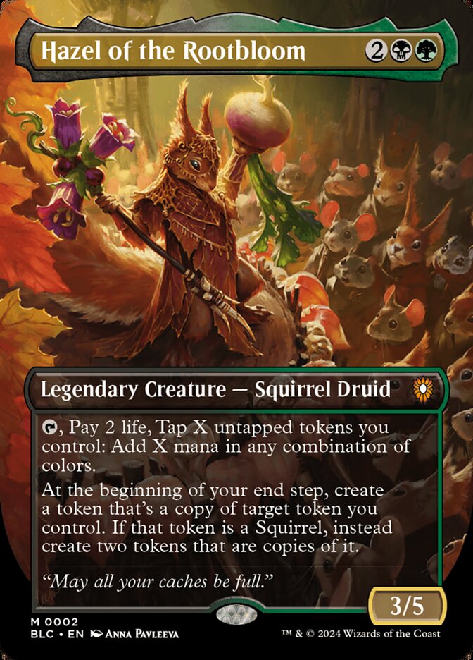 Hazel of the Rootbloom 2 (Commander: Bloomburrow)  - Borderless