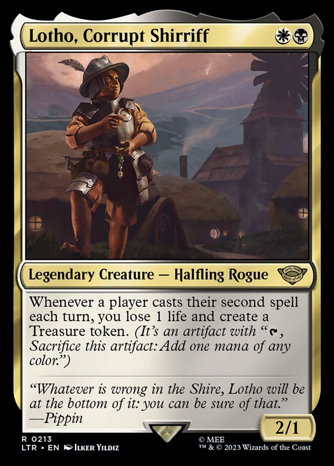 Lotho, Corrupt Shirriff 213 (Universes Beyond: The Lord of the Rings: Tales of Middle-earth) 
